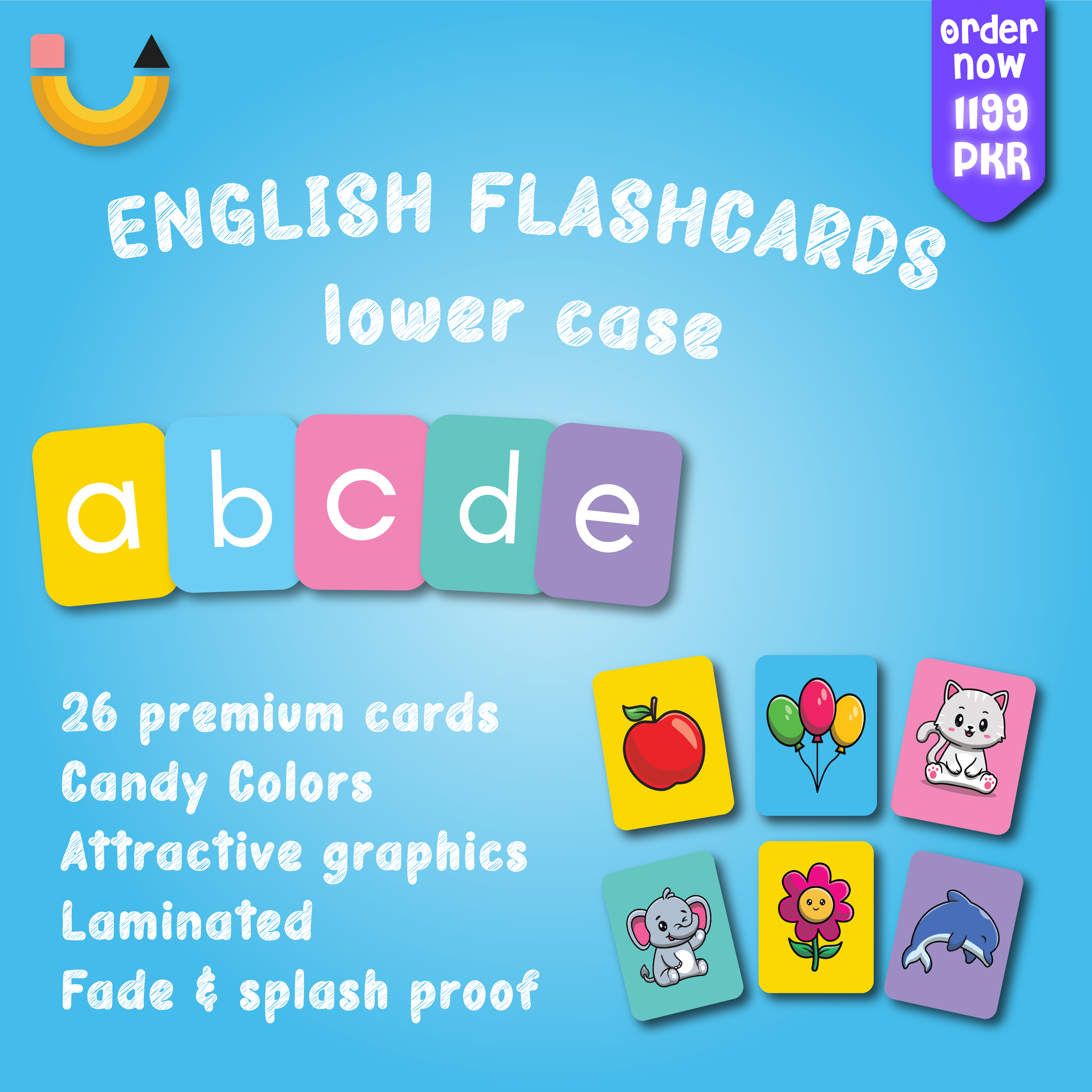 Lowercase English Flashcards