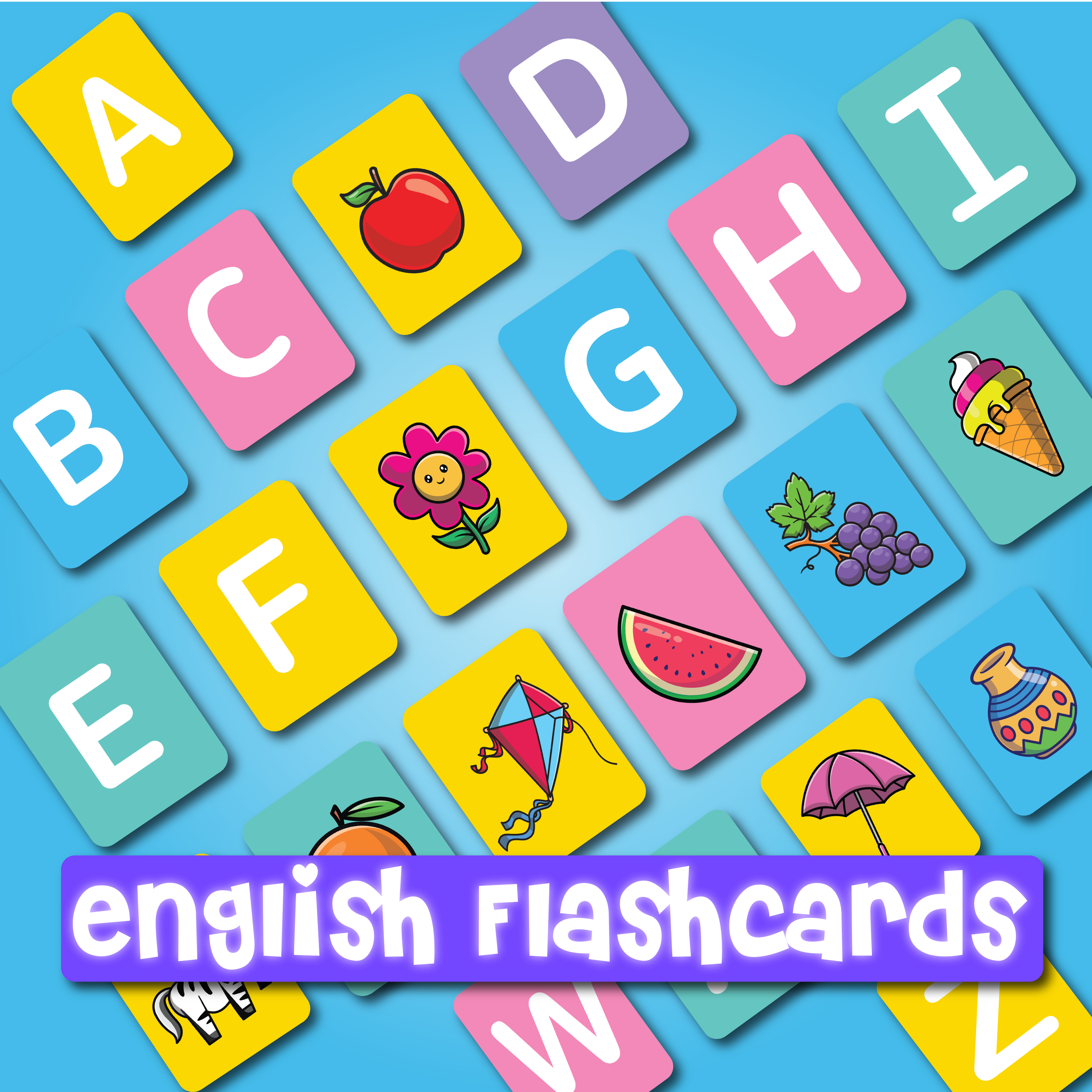 Capital English Flashcards for Kids - Learning Kits Pakistan | Online