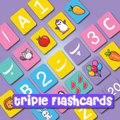 Triple Flashcards - English, Urdu & Maths (1-20) for Kids | Pakistan