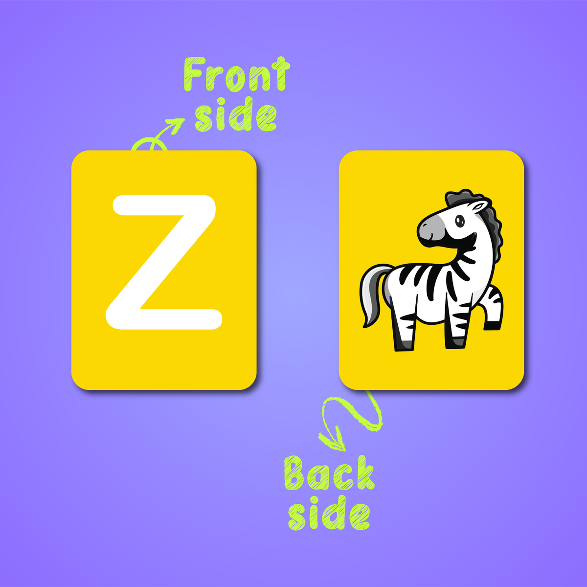 English (Upper case) Flashcards for Kids - Learning Kits Pakistan | Online