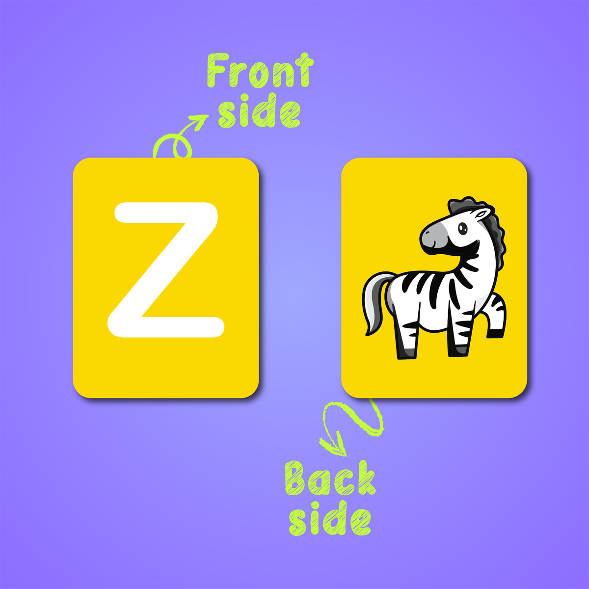English Flashcards Bundle (lower & upper case)