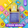 Triple SandKit - English Urdu Maths sensory learning kit | Pakistan