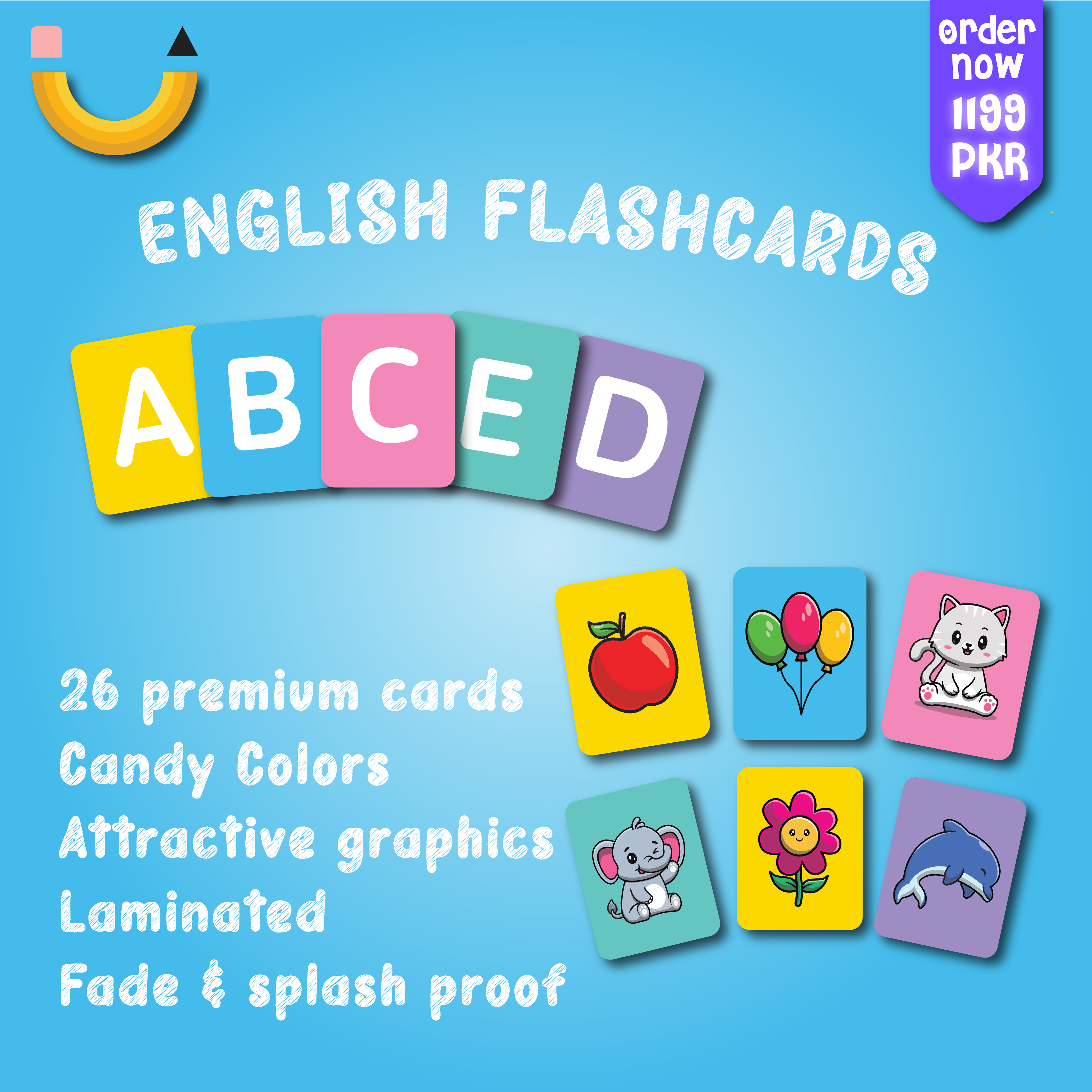 Capital English Flashcards for Kids - Learning Kits Pakistan | Online